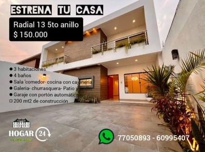 Casa En Venta A Estrenar Para Entrega Inmediata!!!