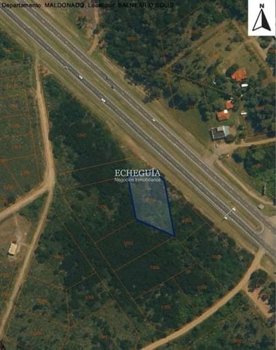 Terreno 2511m2 Sobre Ruta IB, Solís, Maldonado