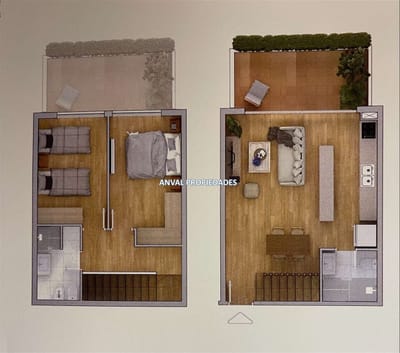DUPLEX 2 DORMITORIOS SOBRE AV DE LAS AMERICAS