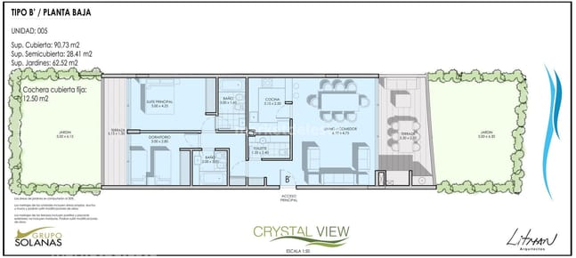 CRYSTAL LAGOON - PB CON JARDIN