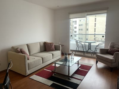 Duplex 120 m2/ Terraza/ Sala de estar 