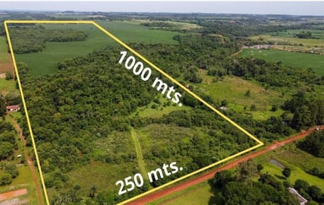 EN VENTA TERRENO DE 25 HECTAREAS EN MINGA GUAZU