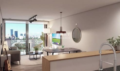 Departamento en venta monoambiente en Parque Batlle