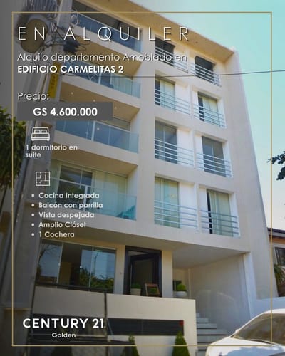 Alquilo Departamento Amoblado En Carmelitas 2