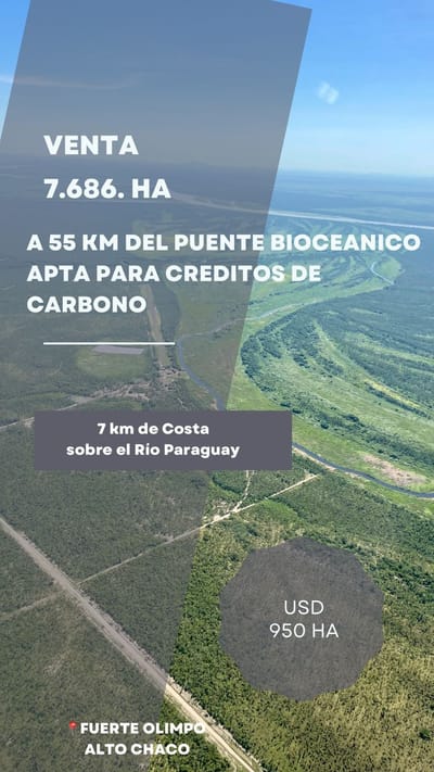 VENTA DE ESTANCIA DE 7.686 HECTÁREAS – FUERTE OLIMPO