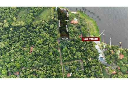 Terreno con 68 Metros sobre el Lago Ypacarai en San Bernardino 