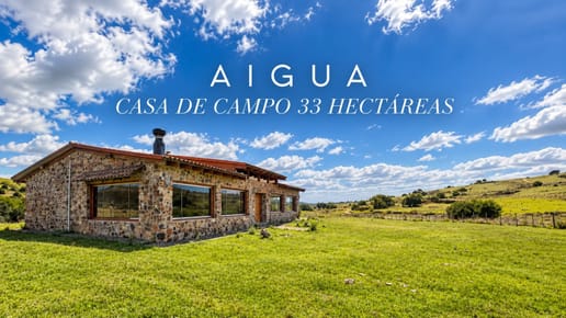 Casa de Campo de 33 Hectáreas en Aiguá