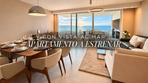 Apartamento a Estrenar  con Vista al Mar