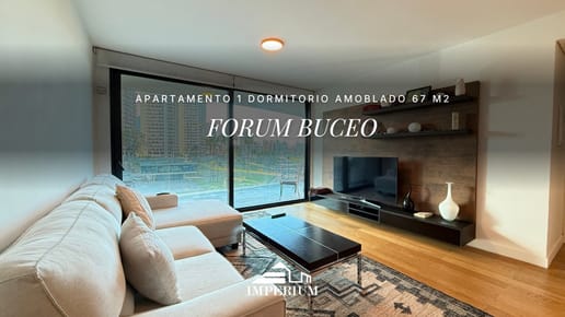 Amplio Apartamento 1 dormitorio Amoblado Garage Forum Buceo