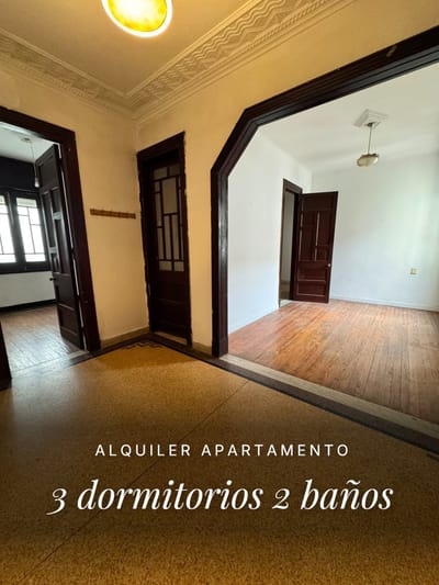 Alquiler Apartamento 3 dormitorios, 2 baños, Centro