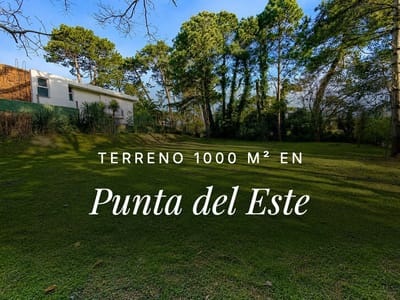 Venta Terreno 1000 m²en Punta del Este