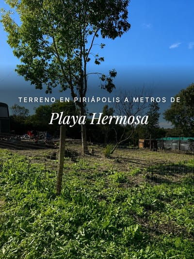 Venta Terreno en Piriapolis  Playa hermosa