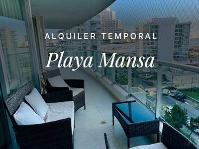 Alquiler temporal Apartamento 3 dormitorios Playa Mansa