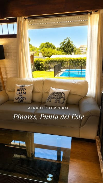 Alquiler SuMMer Chalet 4 dorm/ 2 Baños/piscina climatizada.
