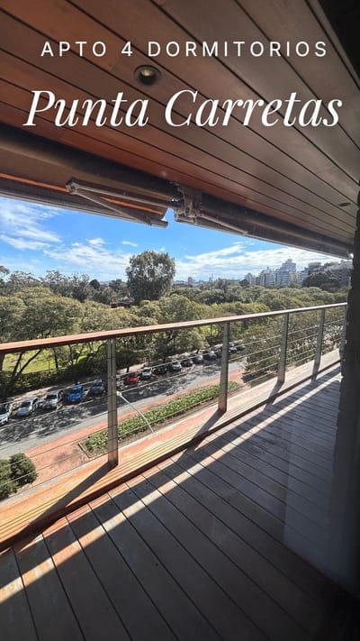 Venta Apartamento 4 dormitorios 4 baños Punta Carretas