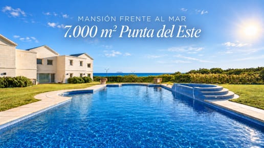 MANSIÓN EN VENTA EN PRIMERA LÍNEA DE PLAYA MANSA