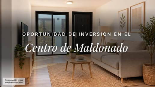 APARTAMENTO A ESTRENAR | 2 DORMITORIOS + COCHERA | MALDONADO