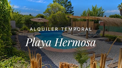 Alquiler temporal Casa 2 dormitorios Playa Hermosa