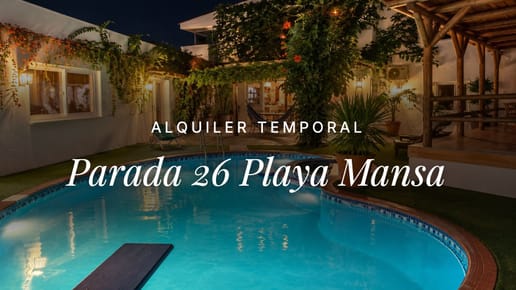 Alquiler temporal Casa 5 dormitorios Playa Mansa