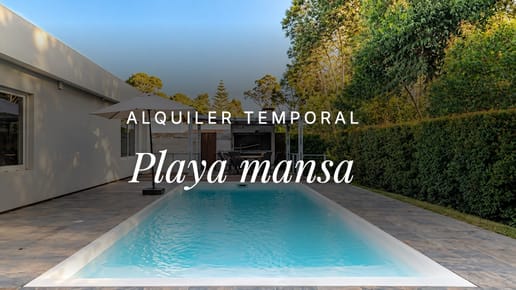 Alquiler temporal Casa 4 dormitorios Pinares- Punta del Este
