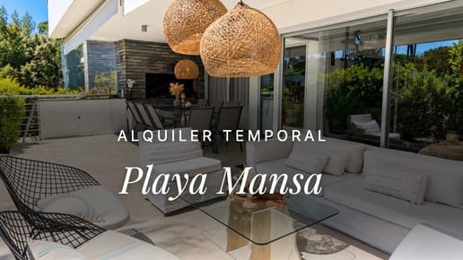 Alquiler temporal Apartamento 3 dormitorios Playa Mansa