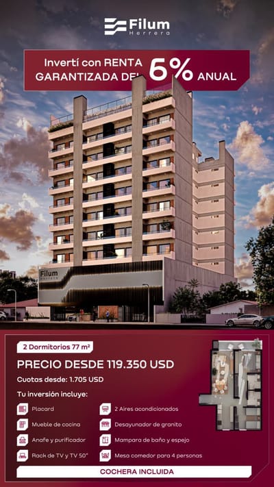 Departamento en pozo barrio Herrera, Asunción