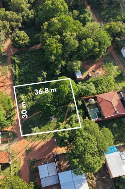 Vendo amplio terreno en esquina 30 x 36 Luque Cañada Garay
