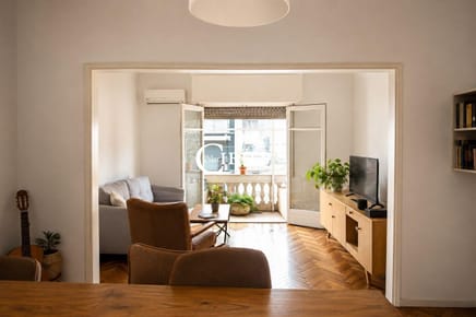 Divino apartamento en alquiler de 2 dormitorios + escritorio en Cordón Sur.