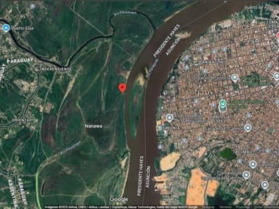 VENDO TERRENO EN CHACO I FRENTE AL RIO PARAGUAY
