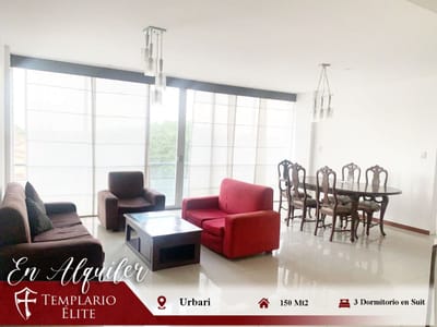 Departamento amoblado en torre Urbari 