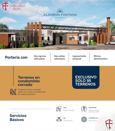 TERRENO EN VENTA EN COND. CERRADO ZONA NORTE