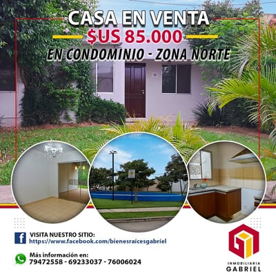 Amplia Casa en Condominio Sevilla - Zona Norte
