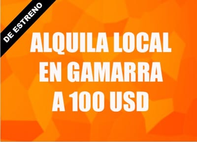 ALQUILER DE LOCAL COMERCIAL EN UNICO MALL DE GAMARRA