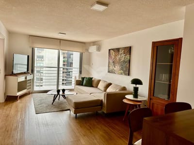 Alquiler Apartamento Pocitos Nuevo 1 dormitorio con muebles y garaje