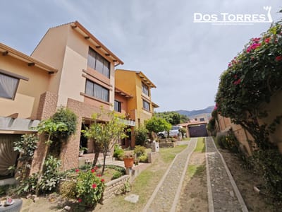 $us 135.000 Bonita casa en condómino cerrado Zona norte de Cochabamba