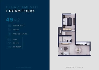 Vendo  Departamento De 1 Dormitorio De 49 m2 en Altamira Surubi'i Entrega Diciembre 2022