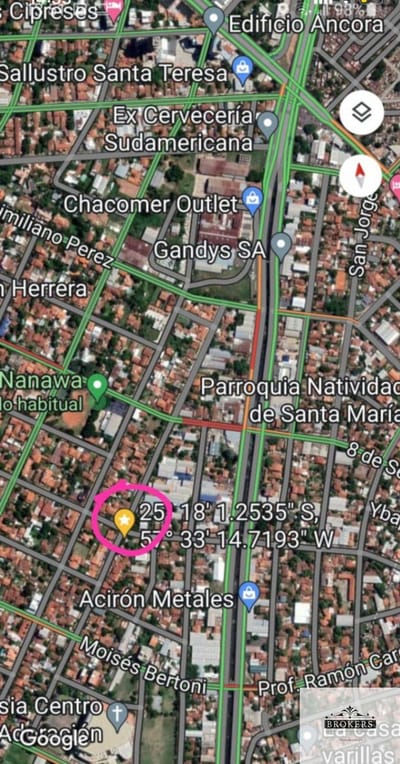 Vendo Terreno En Esquina En Barrio Herrera a pasos de Madame Lynch.