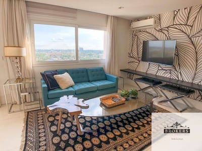 Alquilo Departamento Amoblado de 3 Suites + servicio sobre Avda Santa Teresa