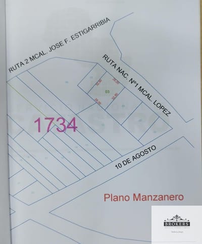 Vendo Propiedad de 860 M2 con Tinglado a Refac. sobre Ex Ruta1 en San Lorenzo