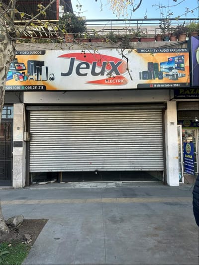 Alquiler y Venta Gran Local Comercial en Unión Sobre 8 de Octubre