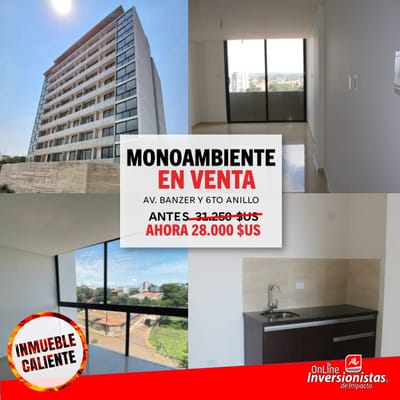MONOAMBIENTE EN VENTA SUPER OFERTA!!! 