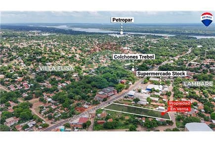 Terreno Amplio en Venta en Lambare