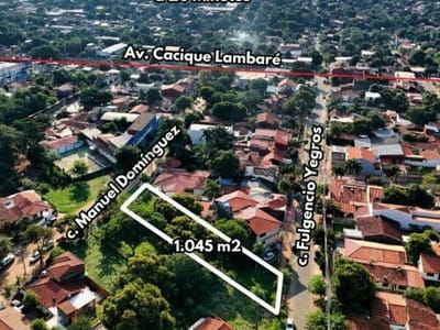 Vendo 1045 m2 en LAMBARÉ salida de calle a calle
