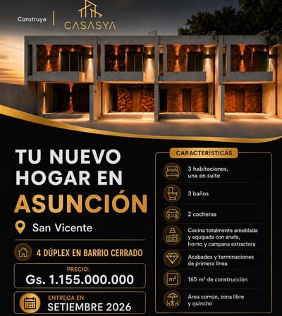 PROYECTO ITALIA – Viviendas Exclusivas en Asunción ✨????
