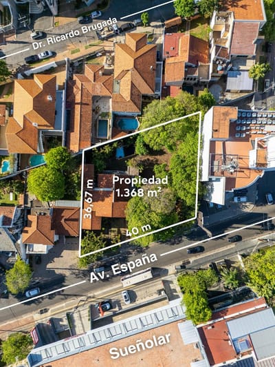 VENDO IMPORTANTE PROPIEDAD ZONA AV ESPAÑA Y BRASILIA