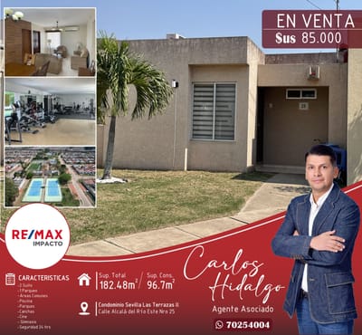 Casa en Venta Zona Norte Condominio Sevilla Las Terrazas II