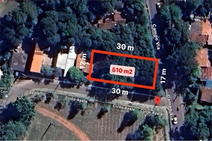VENDO TERRENO EN ESQUINA - LUQUE CUARTO BARRIO
