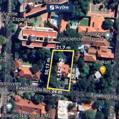 VENDO TERRENO DE 1142 M2 EN VILLA MORRA 