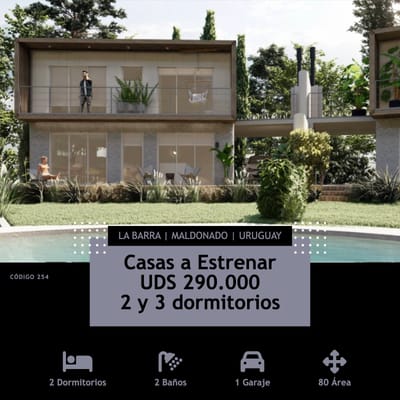 Casa, La Barra, Punta del Este, 2 dormitorios, 3 dormitorios