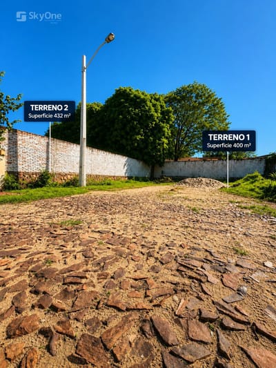 Venta de 2 Terrenos en Ñemby | 832 m² Total